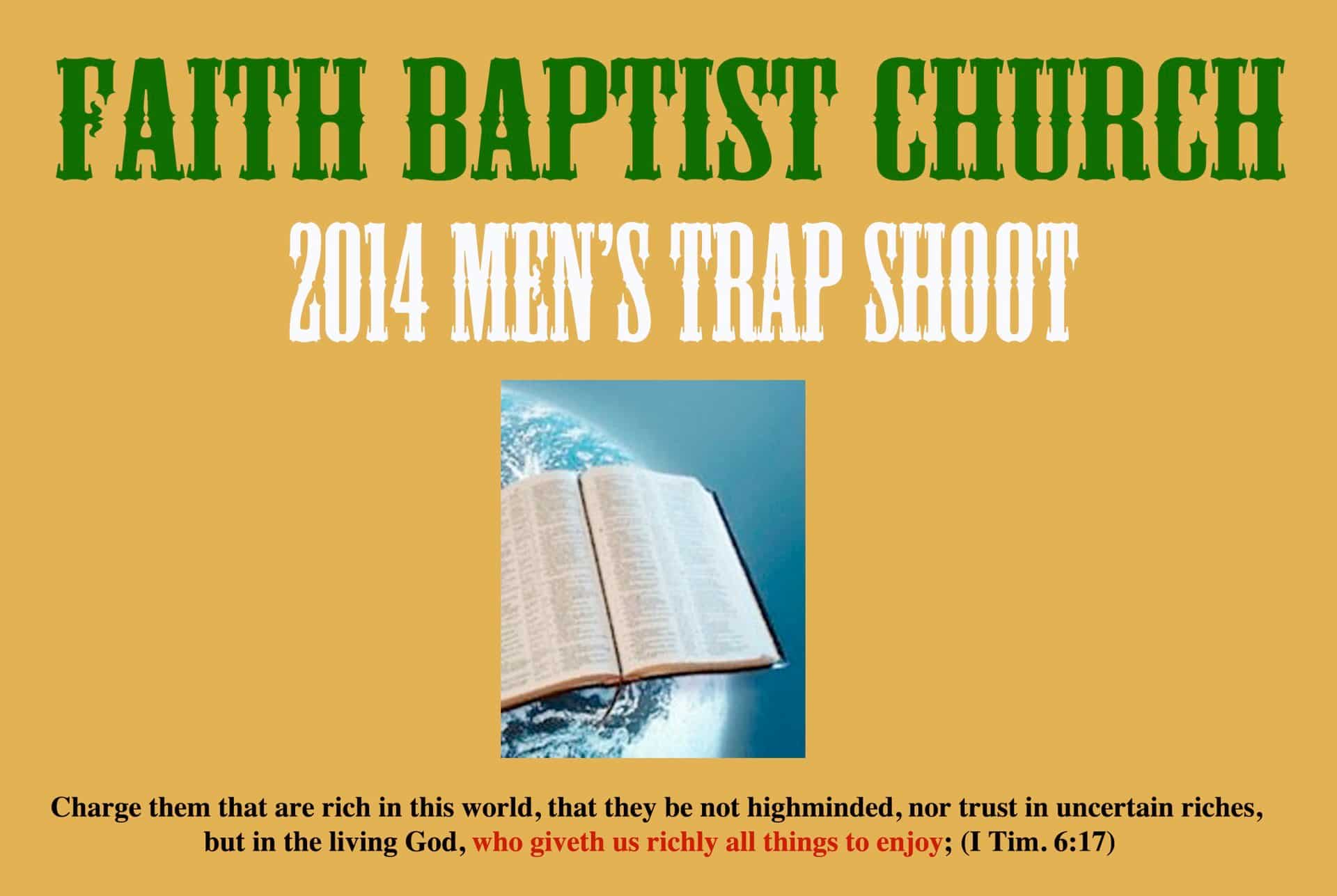 Men's Trap Shoot 2014